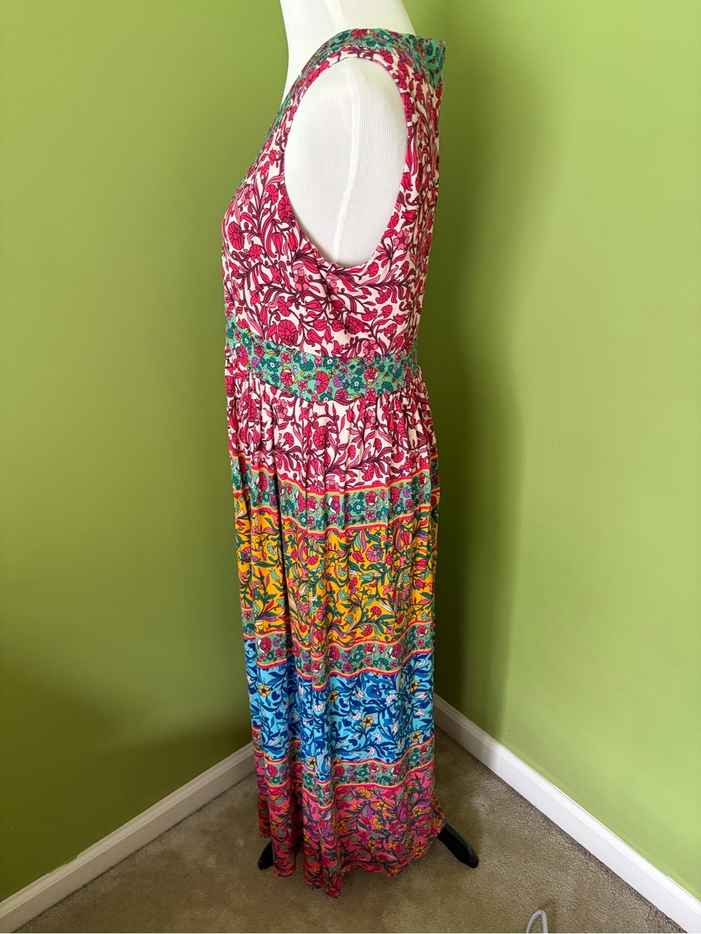 Boden Olympia Jersey V-Neck Maxi Dress - Picture 3 of 6
